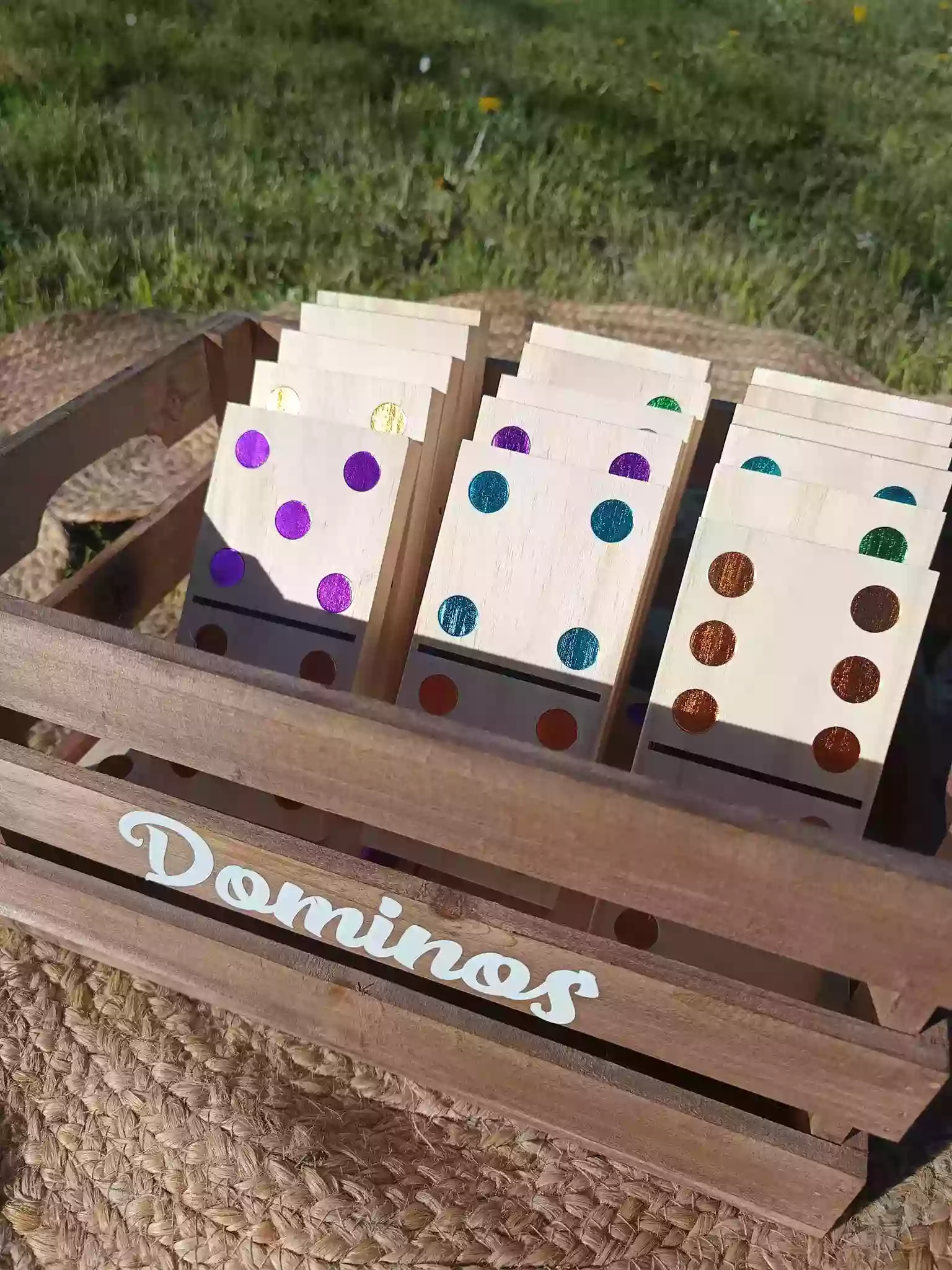 Location jeux en bois Dominos